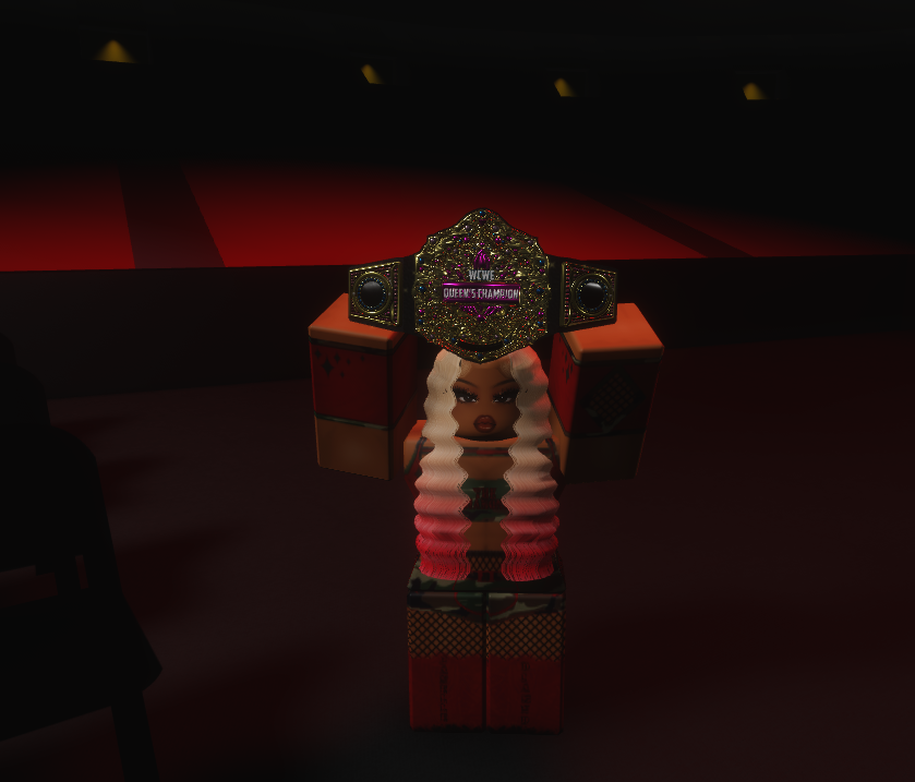 NelliTheDiamond's tweet image. Looks like The Diamond is bringing home gold, because i am your NEW Queen's Champion, and not only that but a 7x baby. 💎🤼‍♀️ #TheDiamond #HateOnIt #Roblox