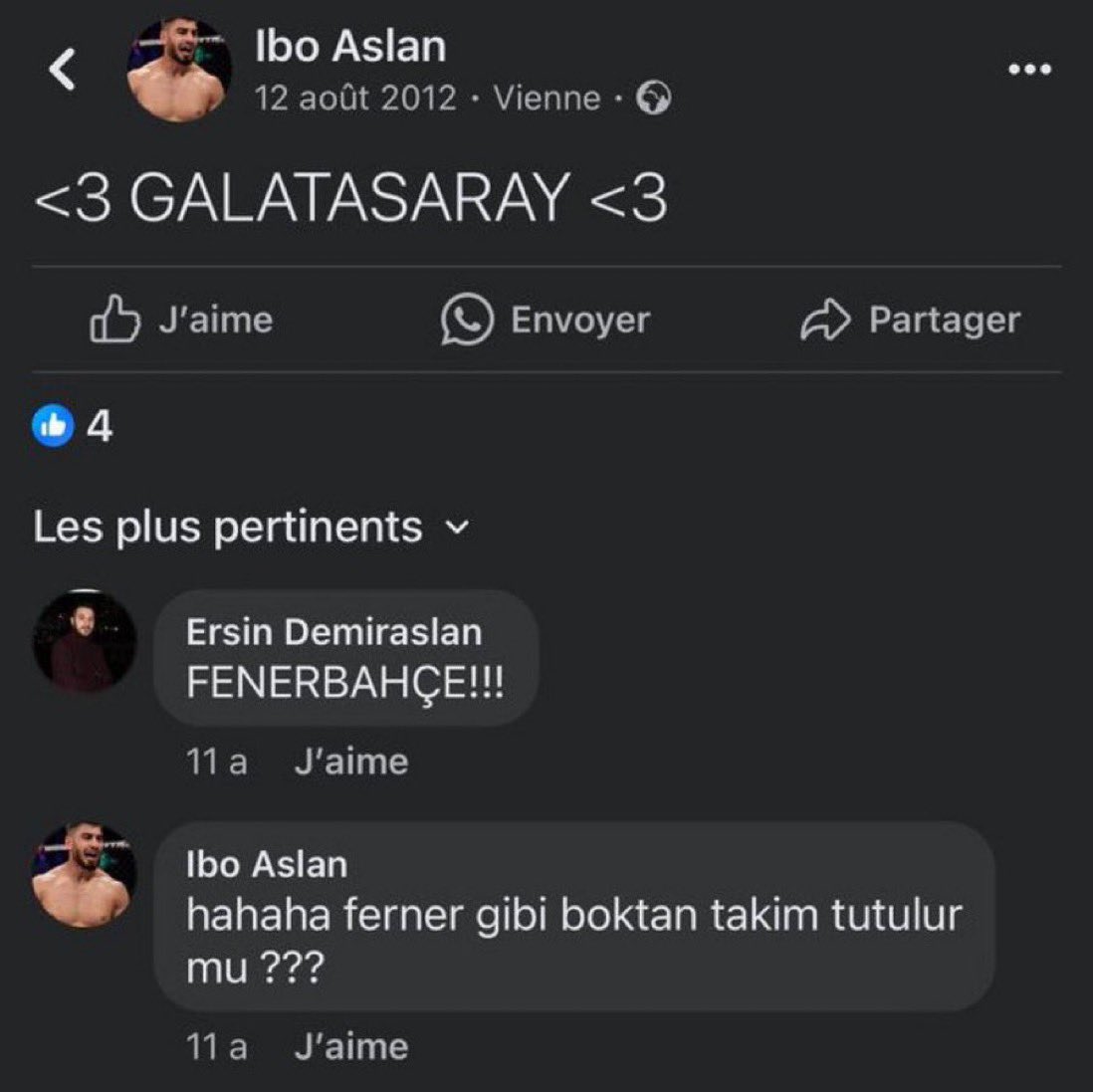 İbo aslan ağabeyin yıllar önce attığı twite bak nasıl yeneceksin ki yenemezsin