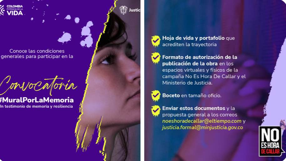 Colombia | Convocatoria de Minjusticia @MinjusticiaCo  : Únete al #MuralPorLaMemoria en la Cárcel La Modelo de Bogotá. prensamercosur.net/?p=484269&prev…