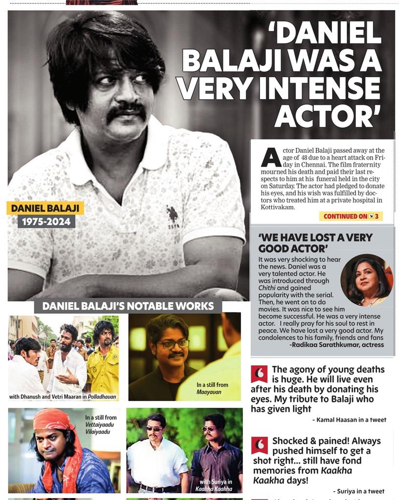 MiniCinemaWorld's tweet image. #DanielBalaji was a very intense actor 
He used to tell me he wanted to act like Al Pacino 
#RIPDanielBalaji