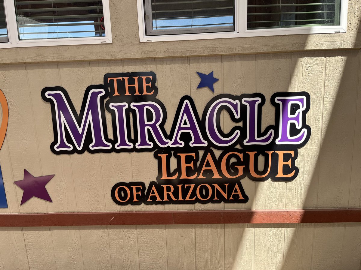 Beautiful, fun, emotional day volunteering @miracleleagueaz with a group from Heritage Lutheran Church (Gilbert). Thanks @CamCox12 for the idea!!!