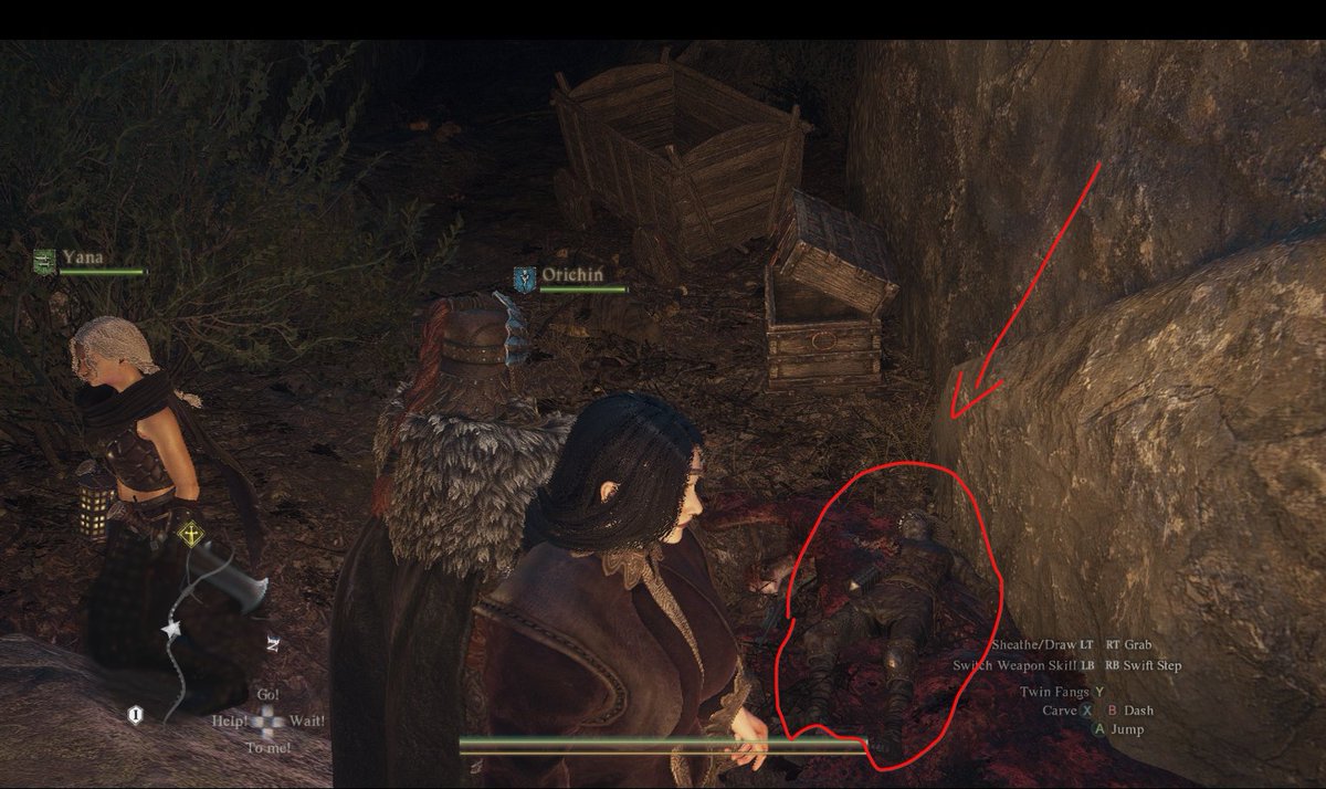 TruckerToCoder's tweet image. Most of ya'll think you the main character but really you this dude. #DragonsDogma #AnExtra