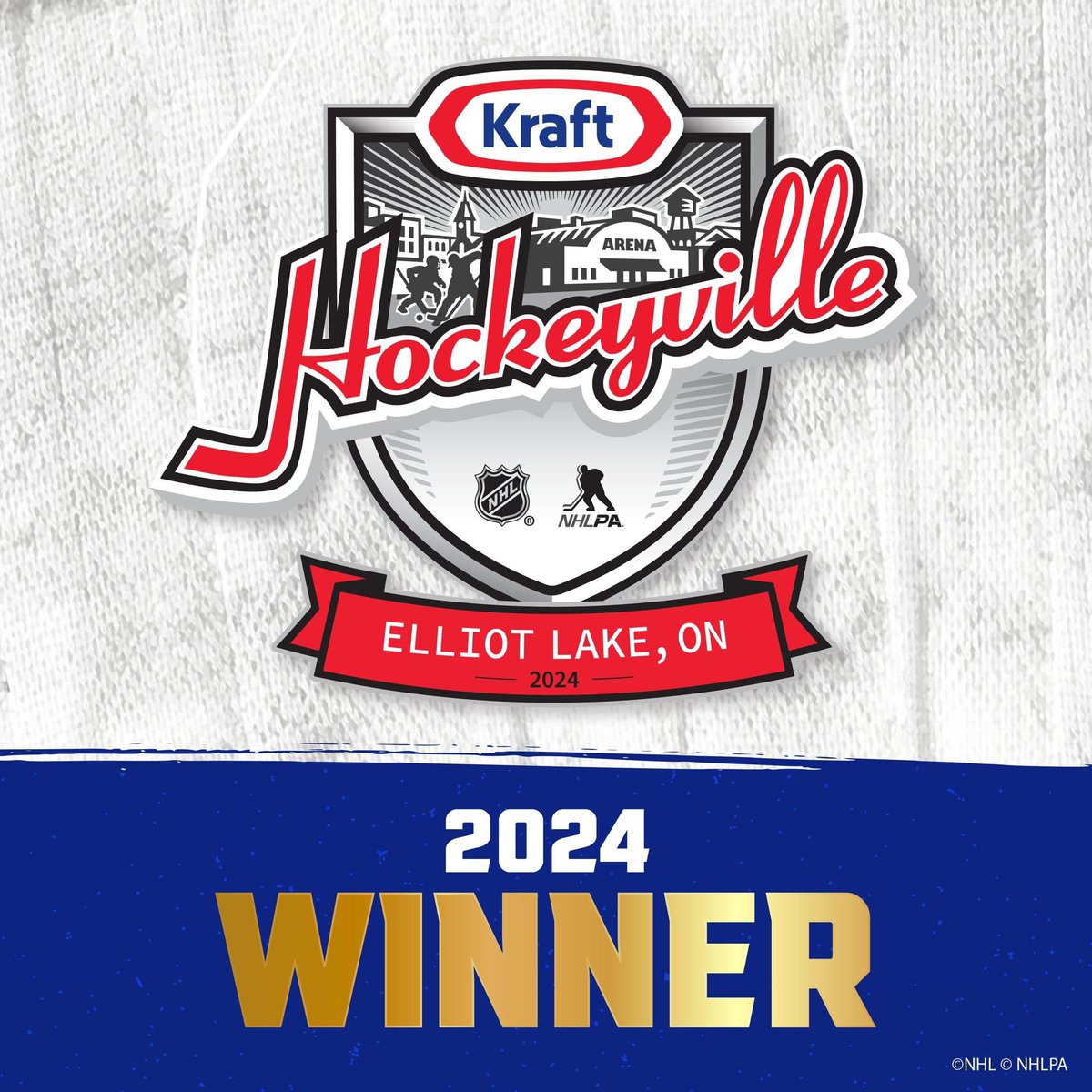 Amazing things can happen when we rally together for a common goal! Winner winner chicken dinner!! 😃 @hockeyville @ElliotlakeON #KraftHockeyville #hometownproud