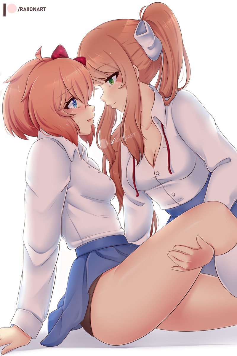 Personally not the biggest fan of shipping, but the people asked for Sayonika, so there you go! (March Poll)