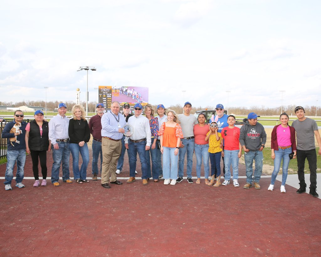 Congratulations to Eric Foster for winning his first leading trainer title at Turfway Park.