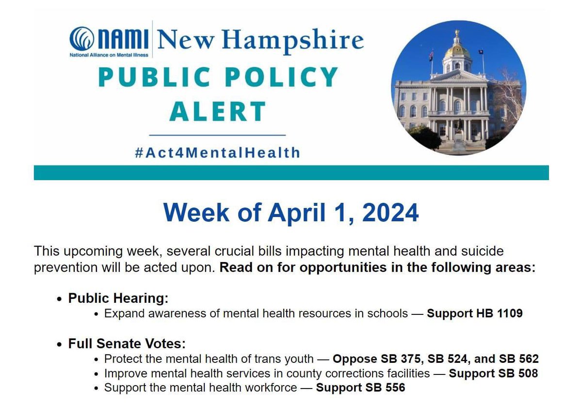 🚨✨Just a few minutes is all you need to #Act4MentalHealth! 💚📣

💚Learn how to get started: conta.cc/3PE2p39💙

#MentalHealthAwareness 
#MentalHealthMatters 
#NAMINH