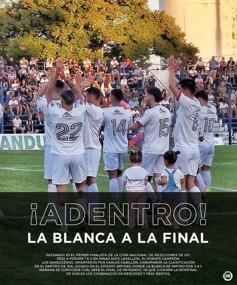 #DaleDaleBlanca Paysandú, el primer finalista de la Copa Nacional de Selecciones de <a href="/OFIUruguay/">OFI</a>