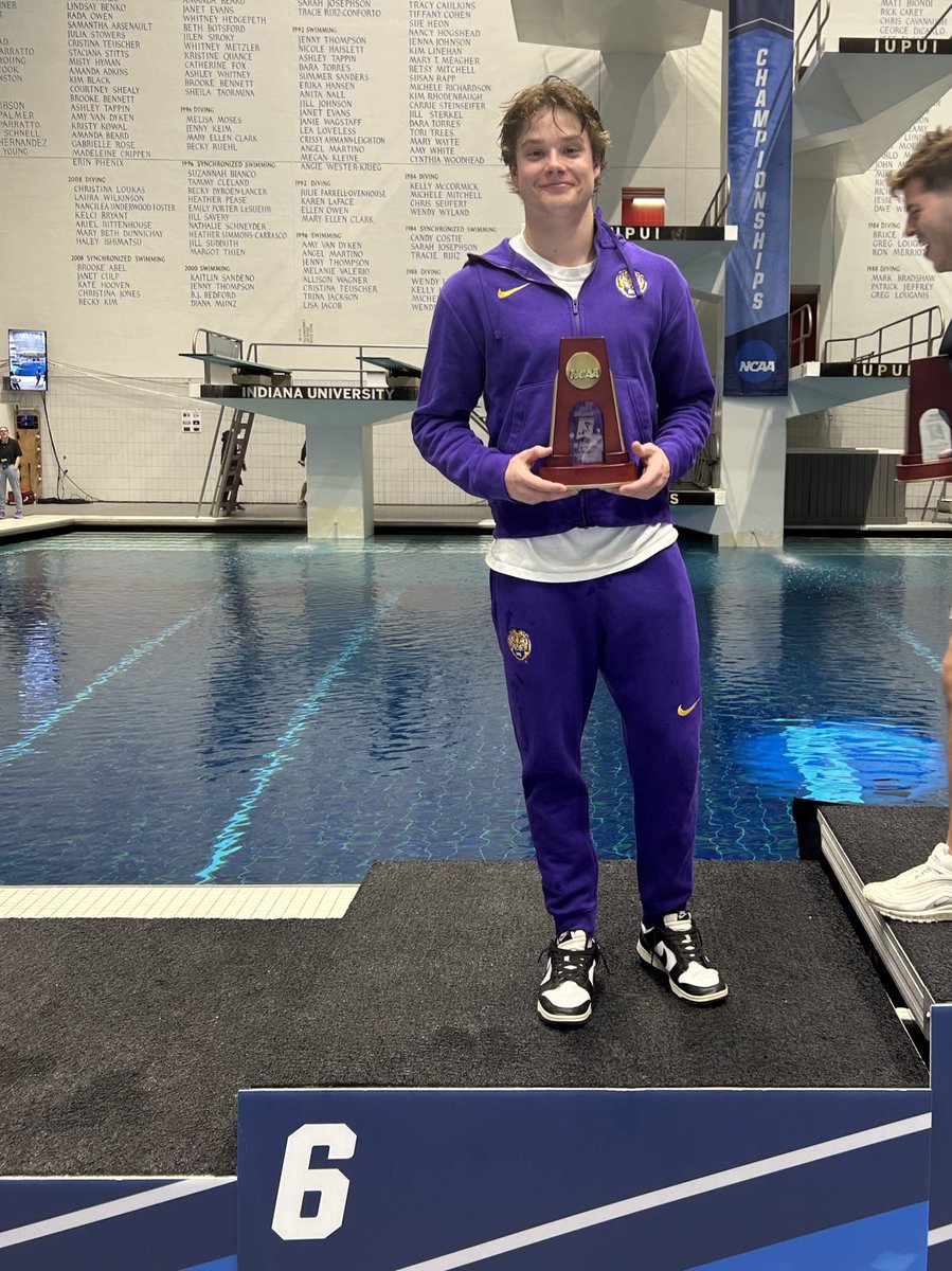 Men’s Platform | Carson Paul finished in sixth place to pick up a first team All-American honor! #GeauxTigers