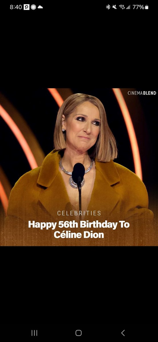Happy birthday, Queen Celine! 💝