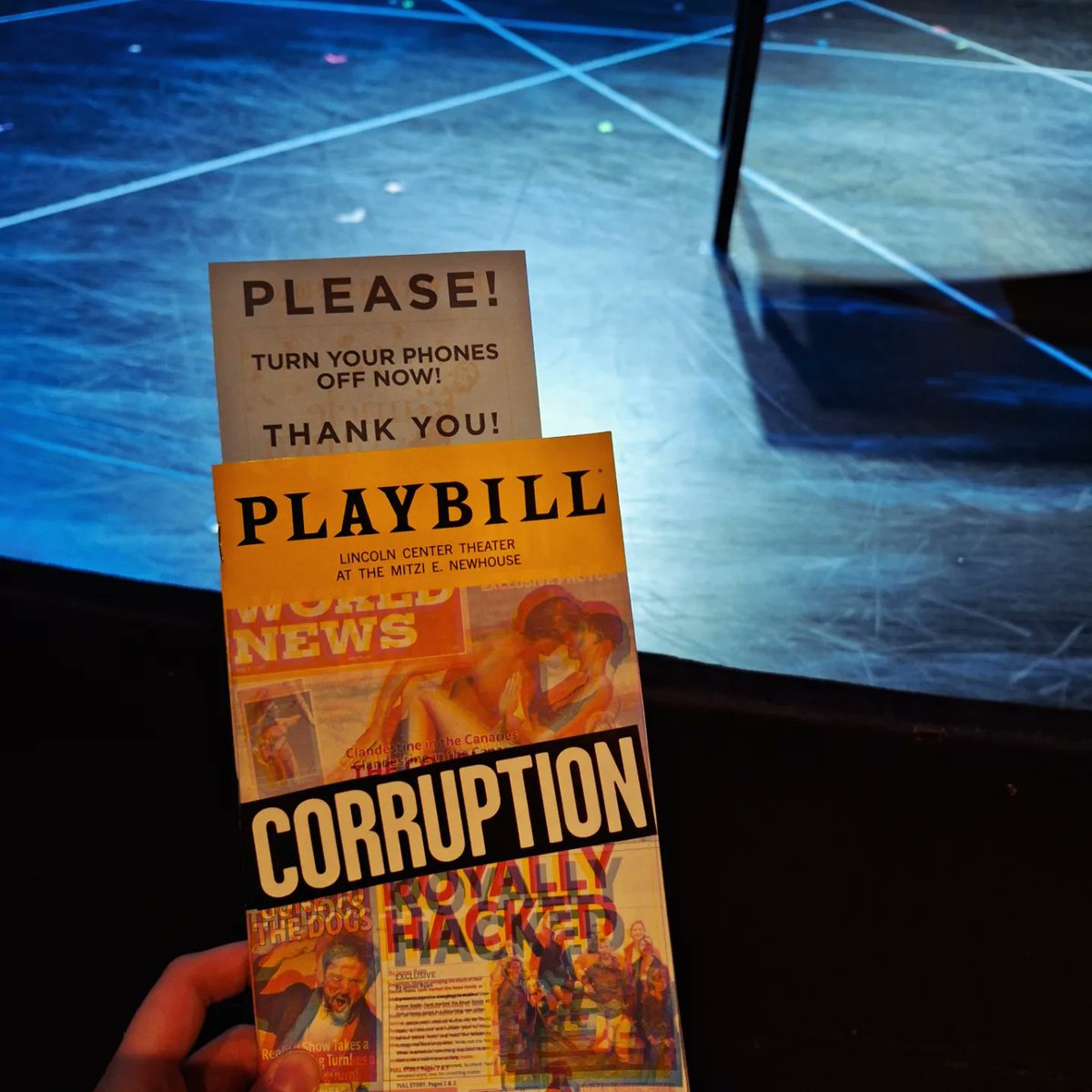 Masterful #storytelling night @lctheater . 

#Corruptionplay raises relevant and inescapable questions for a modern world where news and social media are everywhere. Unmissable and unforgettable night of theater that I'm privileged to have experienced. 

#Broadway #stories