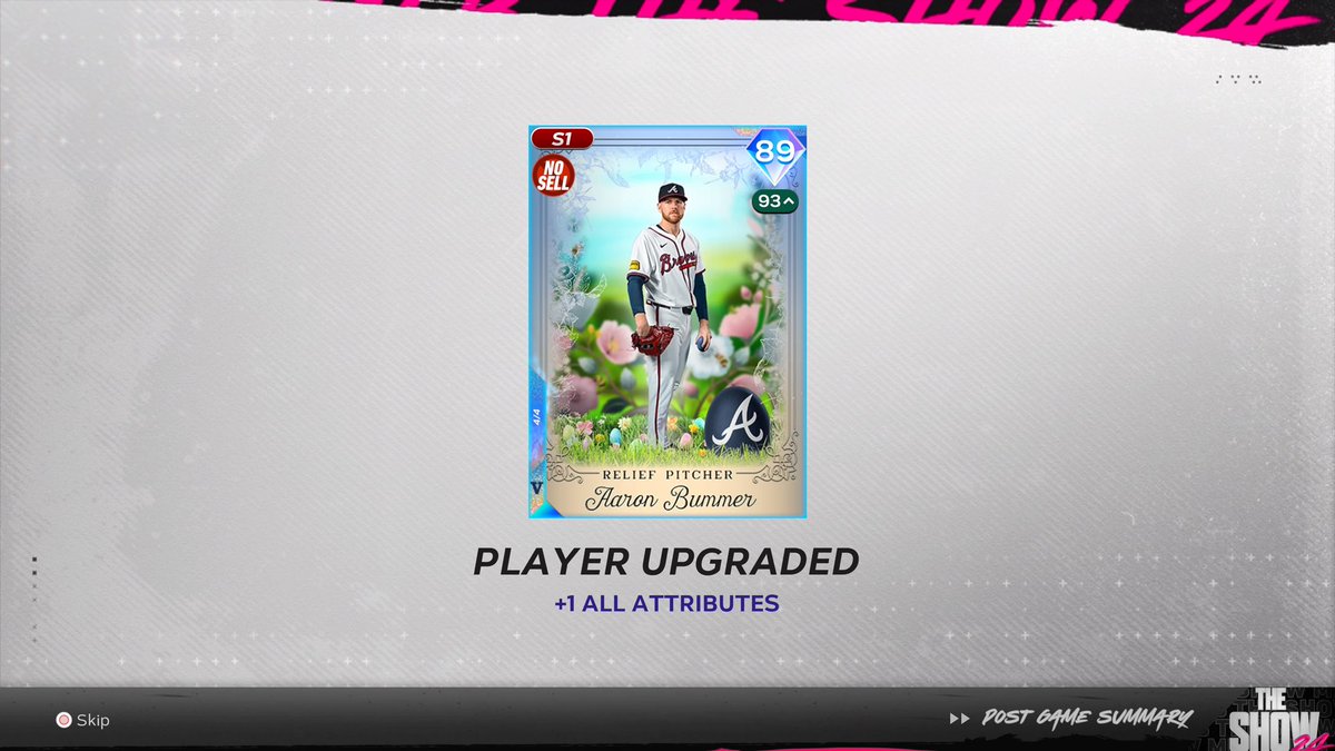 NukeBryan's tweet photo. 31st Parallel 5 is 89 Overall Aaron Bummer
#MLBTheShow24 https://t.co/d8eq8VBp4j