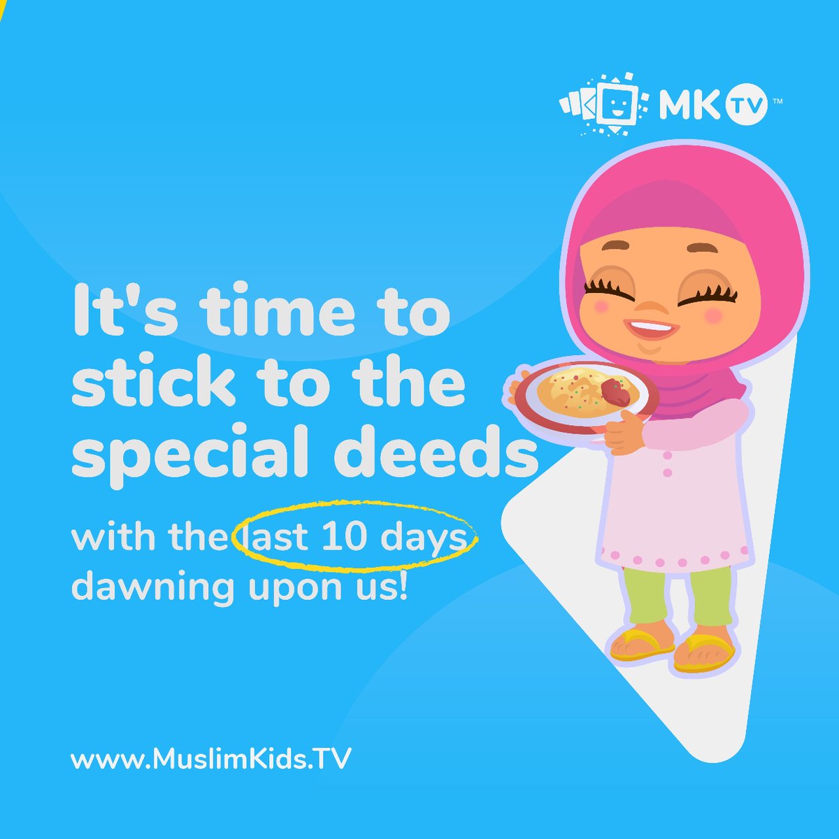 It's time to stick to the special deeds with the last 10 days dawning upon us, Alhamdulillah ✨️

#MuslimKidsTV #laylatulqadr #Ramadan