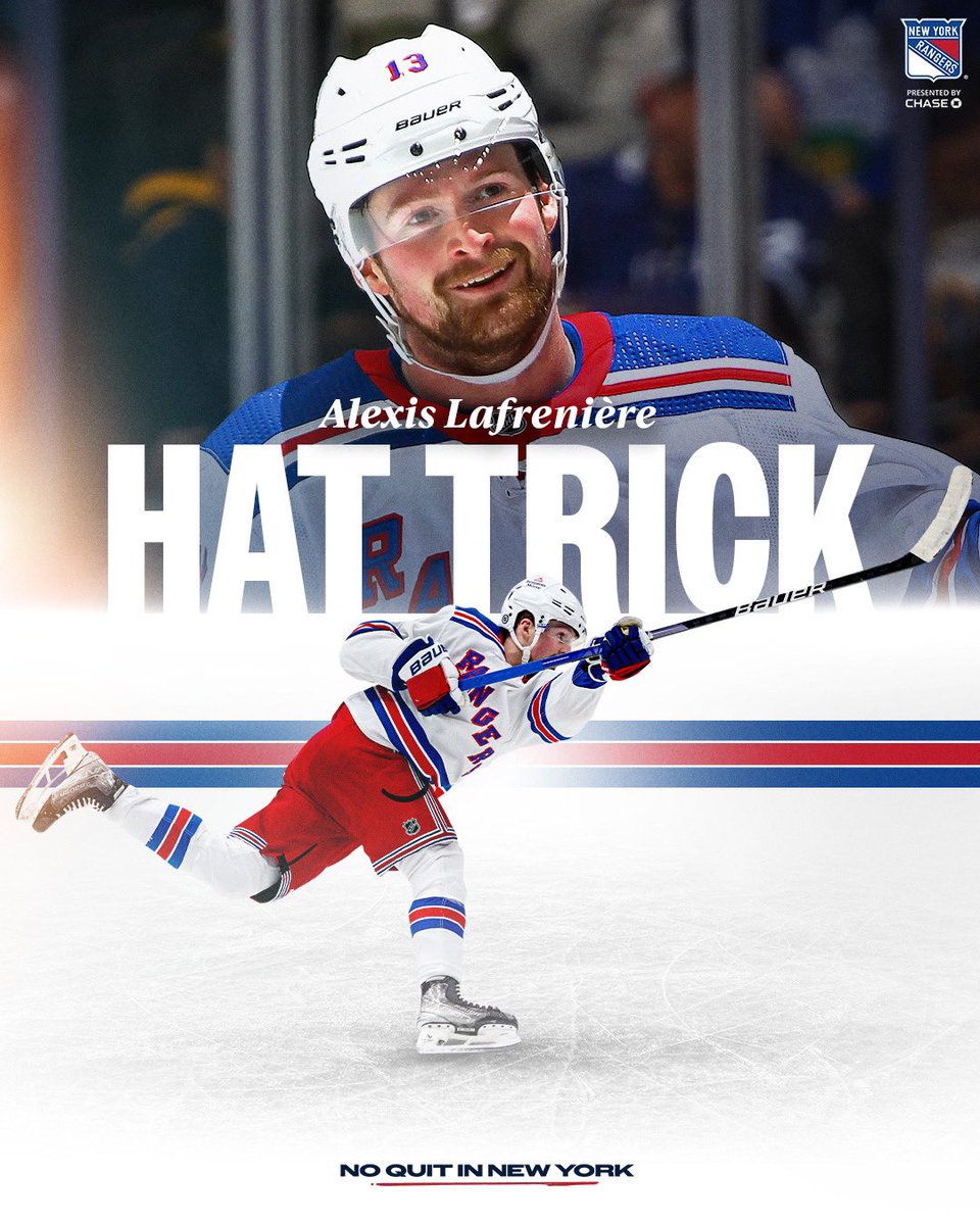 FIRST-CAREER HAT TRICK. 
HAVE YOURSELF A DAY, LAF. 👏