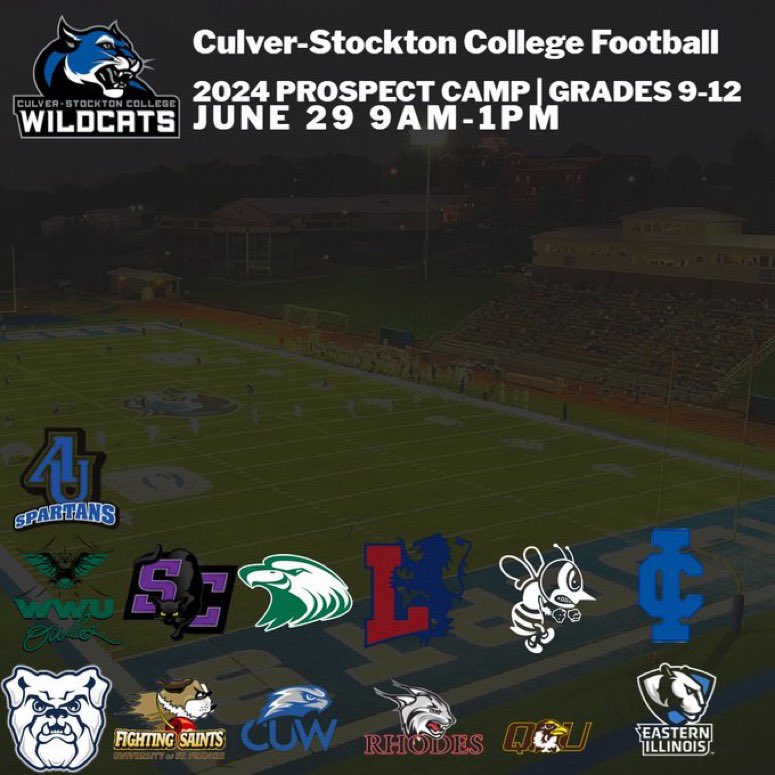 Don’t miss out on an opportunity to come Show Up and Show Out at our 2024 Prospect Camp‼️ Date: Saturday, June 29th Cost: $60 Sign Up Link: myculver.com/ICS/APPLY_NOW/…