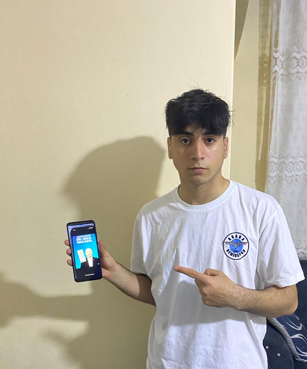 Gençlerin tercihi belli, kararı net, 
Gençler İlk Oyum Halil Nacar'a diyor

#İlkOyumHalilNacara

<a href="/drhalilnacar/">Halil NACAR</a>