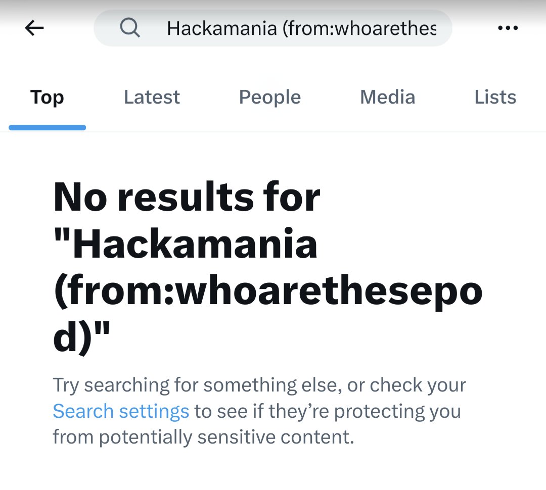 Has @whoarethesepod promoted the @NLO curated Hackamania at all?

I find this a little 'sus'