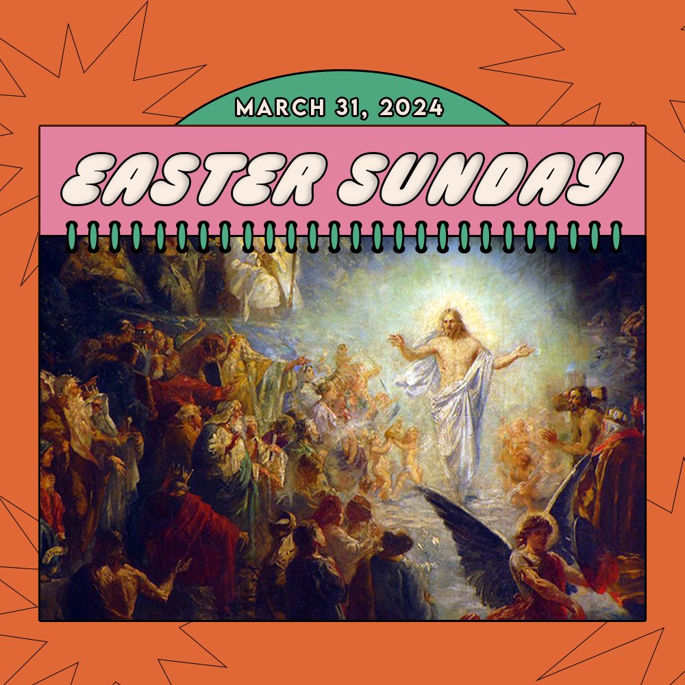 studio1620's tweet photo. On Easter Sunday, Christians around the world unite to honor and rejoice in Jesus Christ's resurrection from the dead. This event symbolizes the victory of life over death and the promise of eternal salvation. https://t.co/D9UAgF2soY