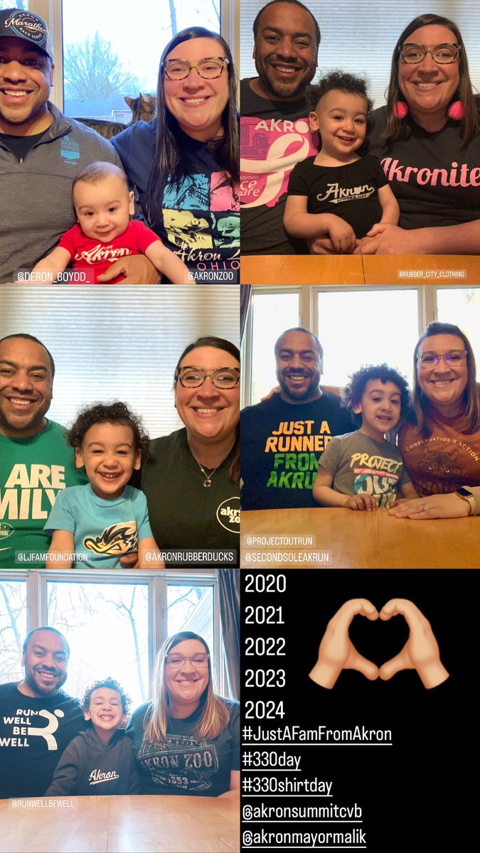 Happy #330day #330shirtday from our family to yours! <a href="/AkronSummitCVB/">Akron/Summit CVB</a>