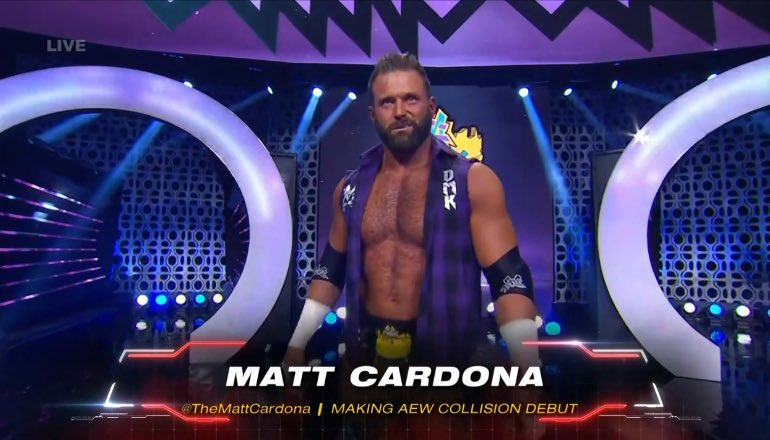 So… What’d you think of that #AEWCollision appearance? Come meet @TheMattCardona and the rest of the Major Pod crew this upcoming weekend @wrestlecon! #ScratchThatFigureItch #MajorBendies #MajorPBR