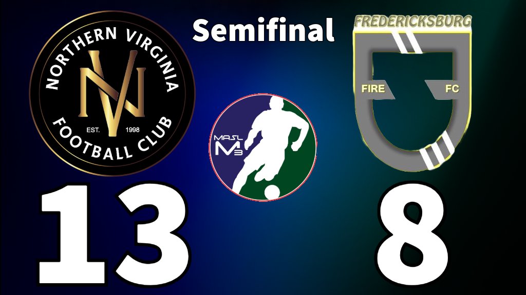 IndoorSoccerNwz's tweet photo. NoVA FC advance to the #MASL3 championship game after their semifinal victory over Fredericksburg Fire 
https://t.co/uydnr8ehUC https://t.co/zKumhXs7lM