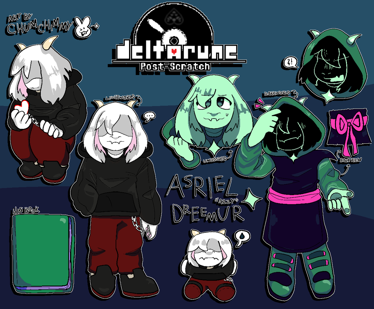 Asriel <> Kris Here's Asriel 