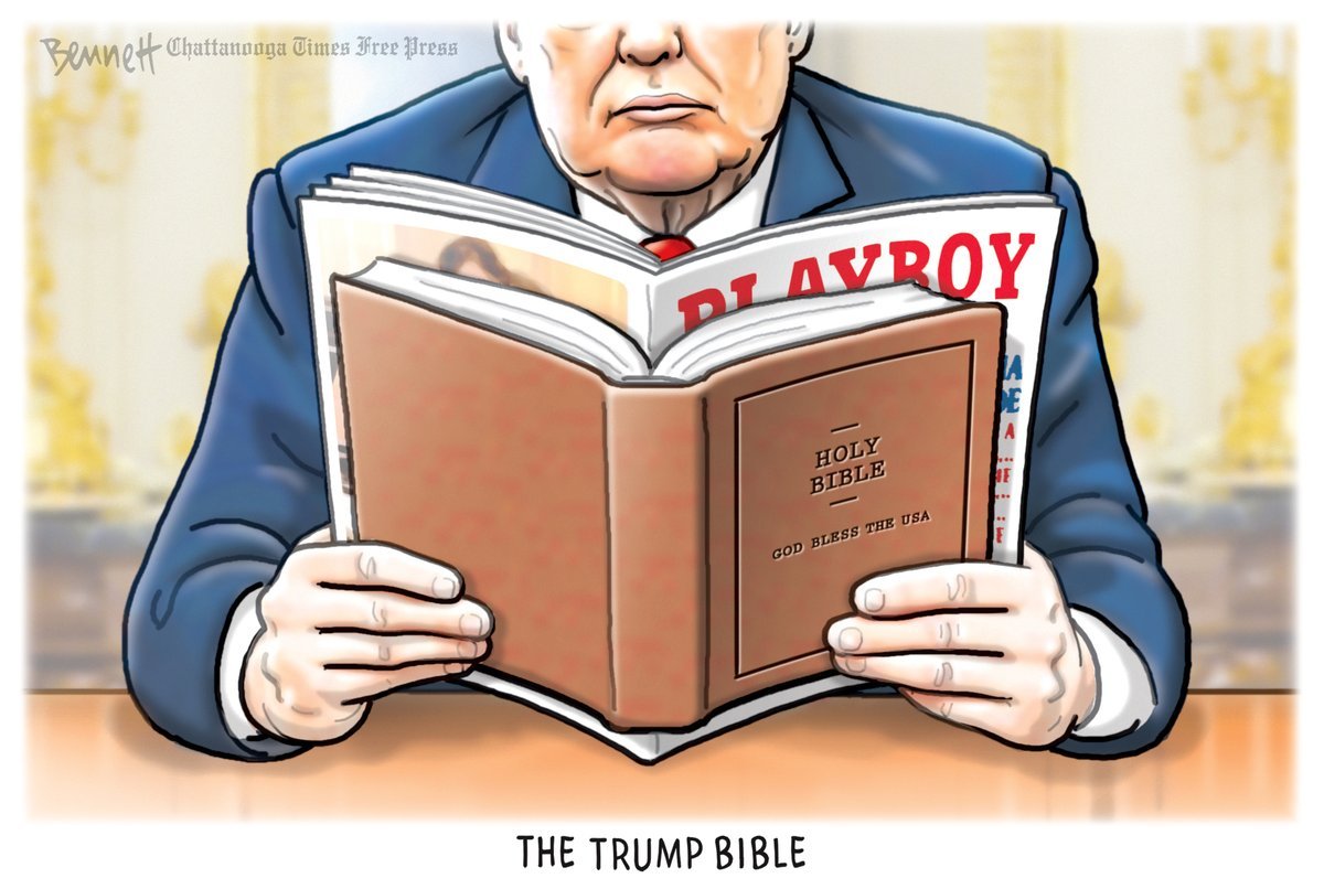 Oh sure. Trump definitely reads the bible.