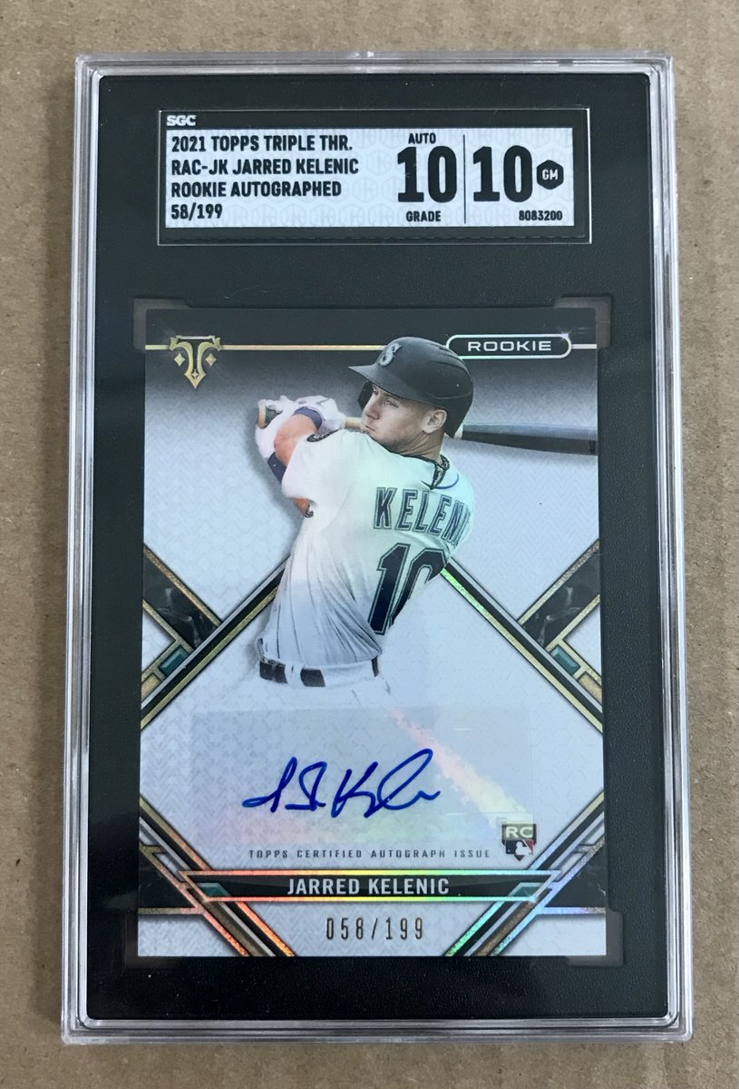 Jarred Kelenic for NL MVP!!!
 Get your cards while the price is low. $37 Shipped in the USA #baseballcardsforsale #baseballcards