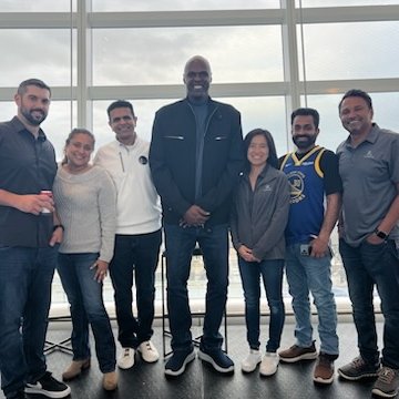 Participated in Oracle's (WFAD) Warriors Fan for a Day. Did a cool Q&A with guests and a reception at @ChaseCenter. #warriors #community #oracle #chasecenter #dubnation #WFAD 📷afoyle