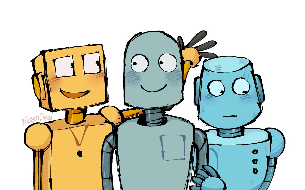 MugenCony's tweet image. Robots💛🩶💙

#RobotDreams #MiAmigoRobot