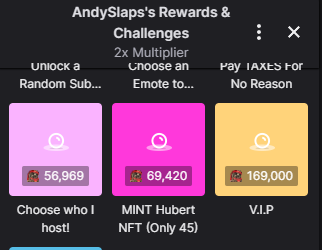HubertTheSloth_'s tweet photo. The Hubert Mint Redeem is NOW LIVE on my Twitch!
15 out of 45 have ALREADY BEEN MINTED!
Each Holder Will be Receiving a $100 Heavy Extraction Pack for @playSHRAPNEL as the first ever utility drop!
Much more is in the works, in game assets, game keys, tokens, ad-revenue and more! https://t.co/ygh8Vokmhp
