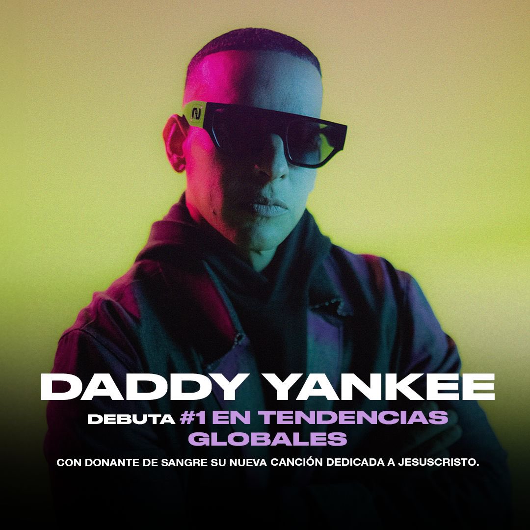 daddy_yankee's tweet image. Gracias por el respaldo a Donante de Sangre  💜🩸Thank you ! 🌍#1