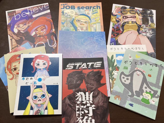 スプケ戦利品🙌
本グッズいただいたお菓子

娘と何日も前から行きたいところ買いたいもの調べてたはずなのに、旅行最終日の疲労&amp;新幹線の時間があったので半分くらいしか買えなかった💦全部回れてたらもう倍くらいあったはず。無念 