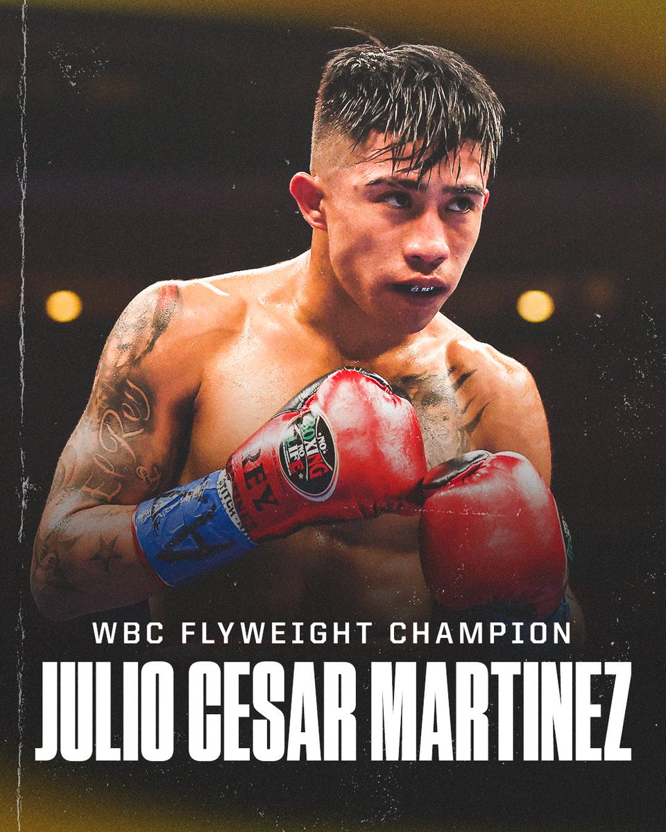 Julio Cesar Martinez picks up his sixth straight WBC flyweight title defense with a majority-decision victory over Angelino Cordova 🏆