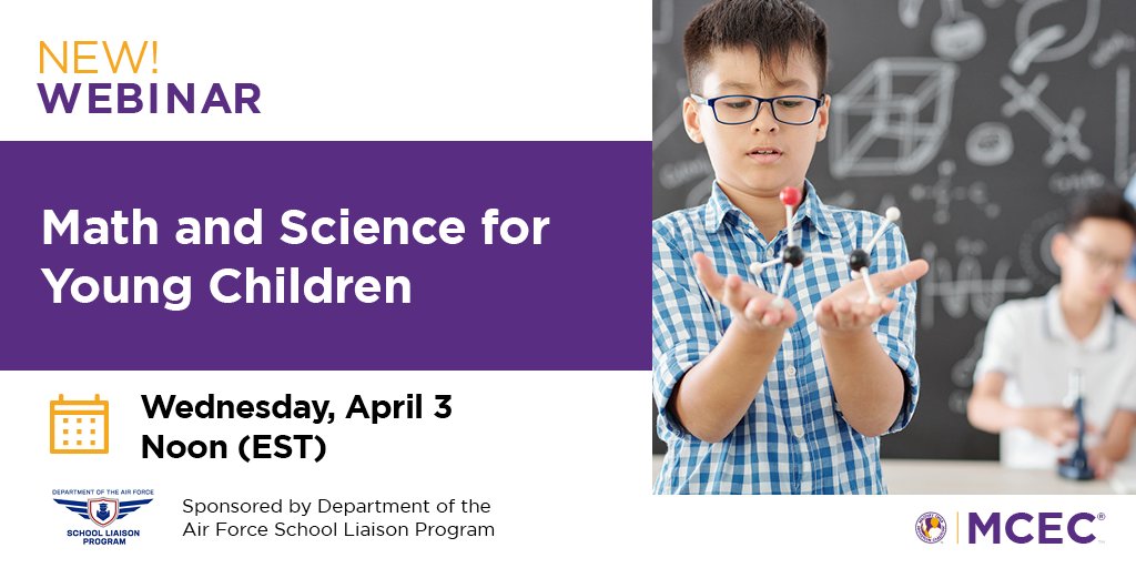 Unlocking the wonders of STEM for our little ones! Join our webinar to discover exciting strategies for creating a STEM-rich environment at home. Let's make learning an adventure, whether indoors, outdoors, or in our community! Register today! bit.ly/3IVHIMm