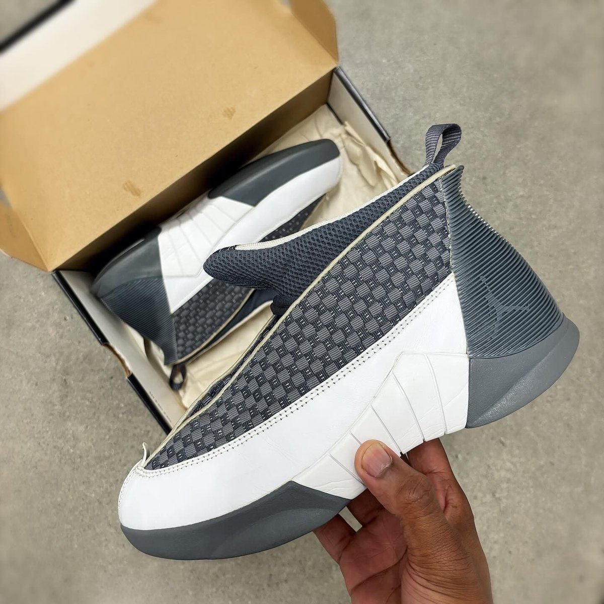 air jordan 15 flint grey