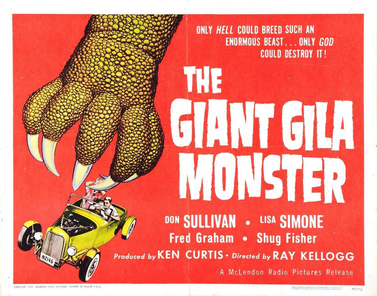 After #Svengoolie , hop on over to Shackle Island where @drgangrene brings us another monster that's working for.....scale...The Giant Gila Monster! Check it out over on necatnetwork.org #Drgangrene