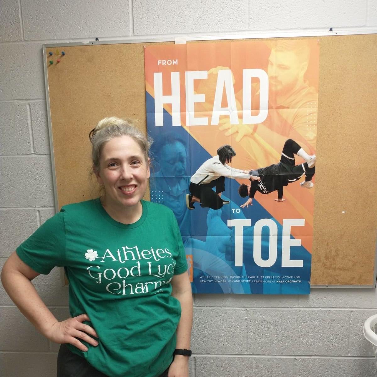 Meet Laura Shellaberger!

I’m at Lutheran High School South 
I am a MHS, ATC, LAT, CES  I think that’s the right order, but who knows. 

I relish their joy
When athletes run, jump, and score
After injury

#ssmhealthsportsmedicine #ssmhealth #stl #NATM204