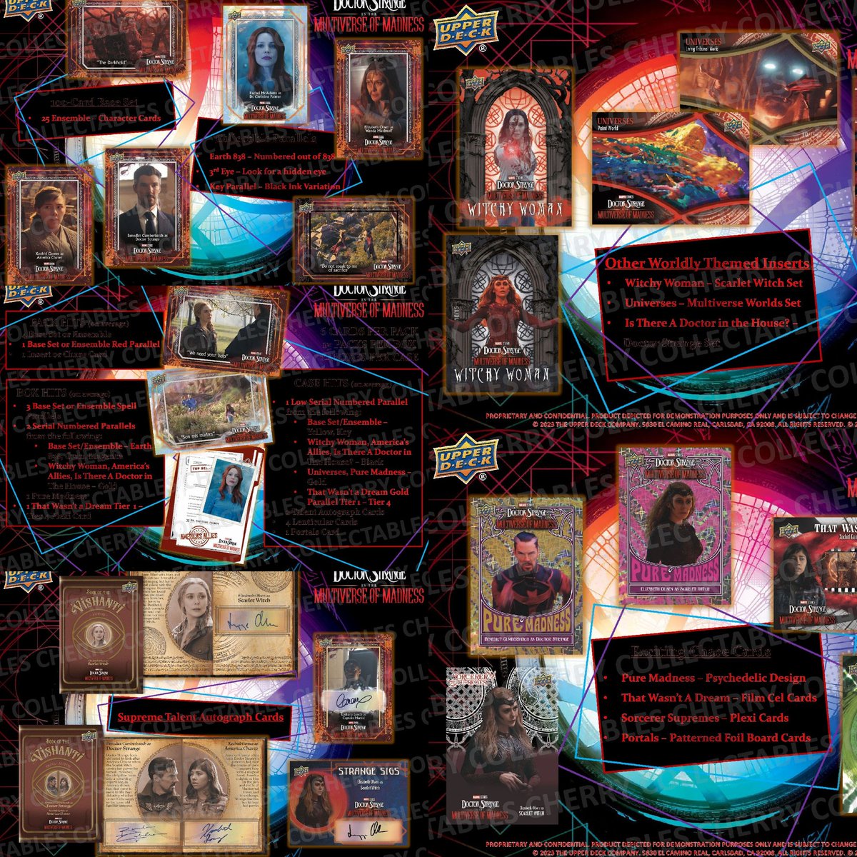 ScarletWitchUpd's tweet photo. First look at Upper Deck's ‘DOCTOR STRANGE IN THE MULTIVERSE OF MADNESS’ trading cards. https://t.co/e3SeIUhl7X