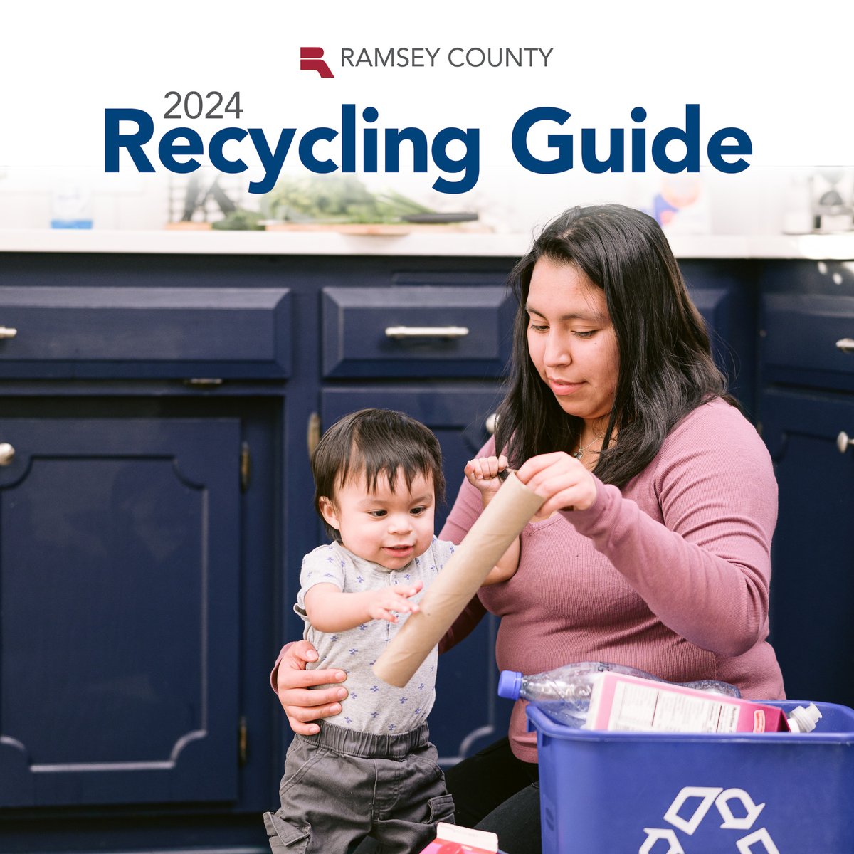 Look for our 2024 Recycling Guide in your mailbox this week! It's packed with information about recycling, food scraps collection, household hazardous waste and more. #RamseyRecycles