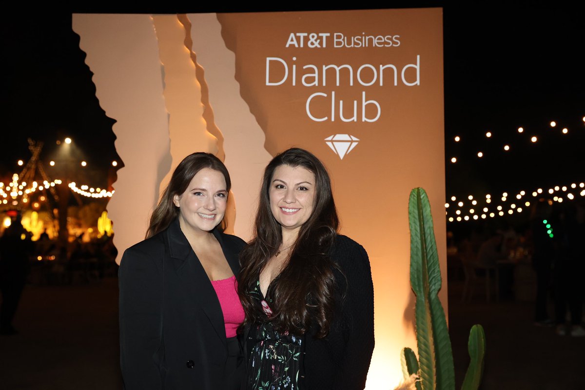It was an honor to be selected as a 2023 AT&T Diamond Club Winner! My time in Mid-Markets has been incredible so far! Thank you to my leadership, team, and peers, @SenecaLuetke, for joining me, and my husband, @SUAREZRCHRIS, for always supporting me.