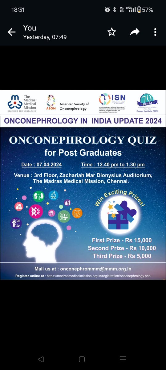 @kdjhaveri @MayuriTrivedi80 @Nair_Sanj @AnandhUrmila @GovindDrsuk @drshyambansal @VinBhargava Don't miss the quiz by the masters @Sandyrvsdav @happiedoc @ManjariVeenaa @DrSyeda_hurmath and win big