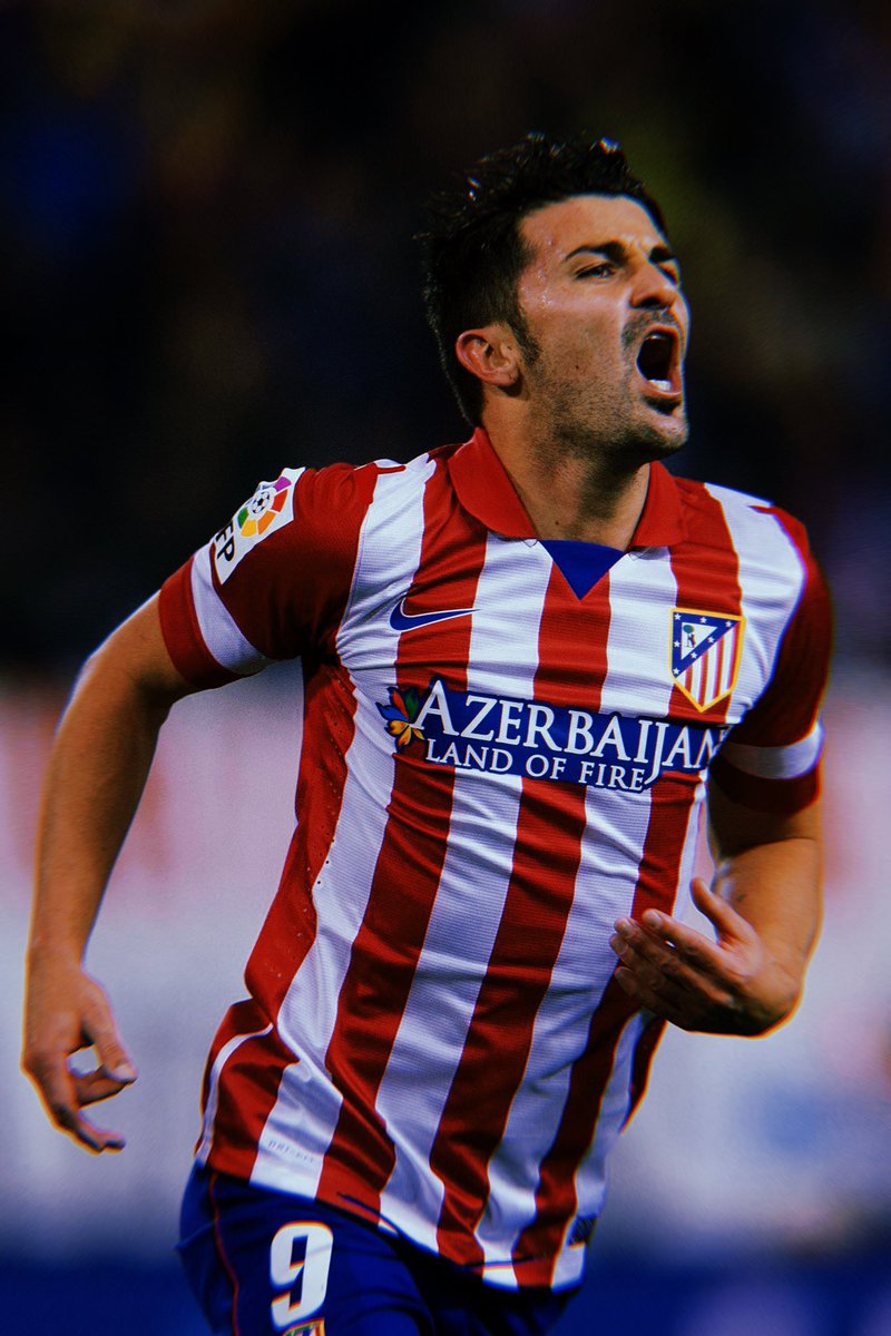 woke up thinking about atletico madrid david villa. 💭
