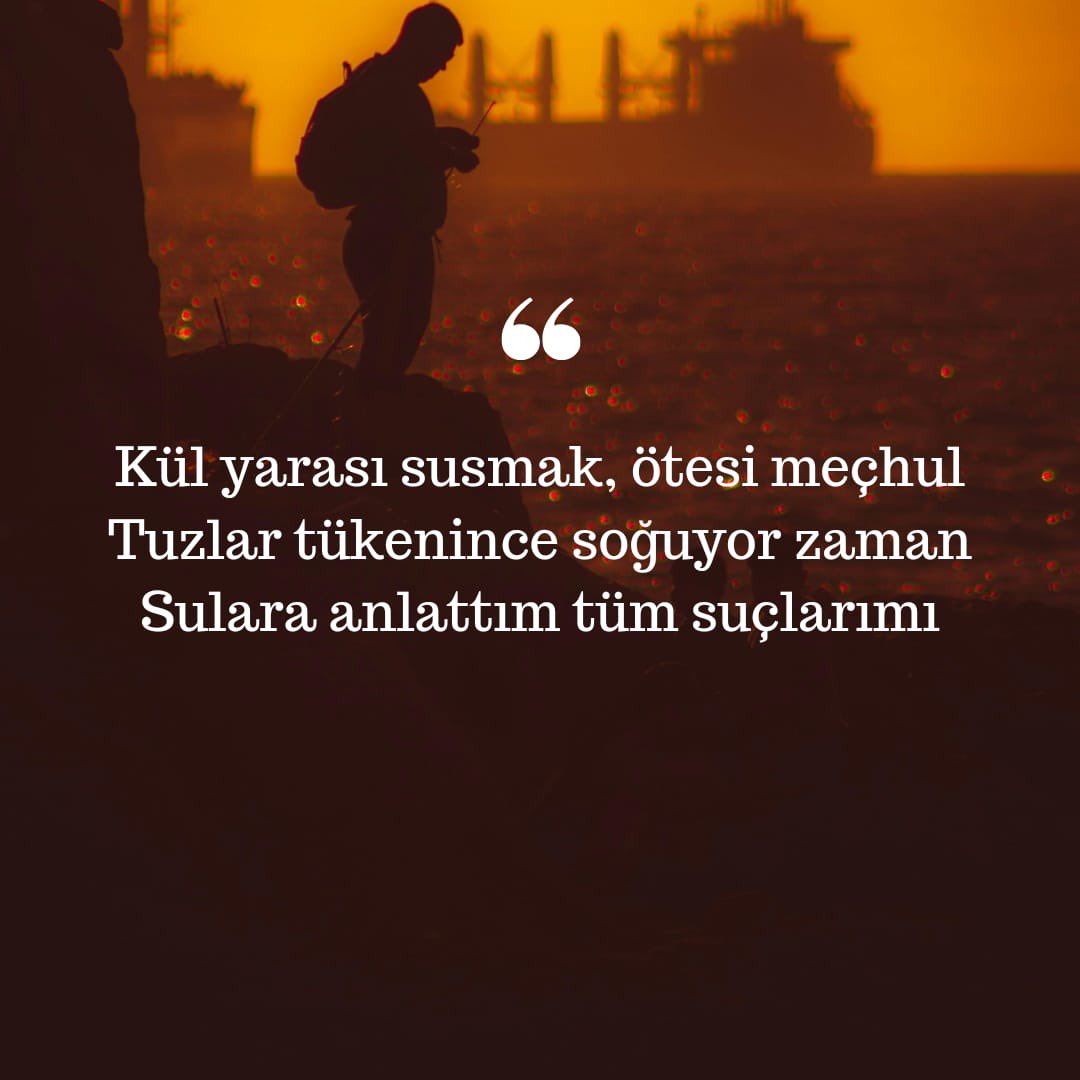 Lapsus Dergi (@lapsusdergi) on Twitter photo “Kül yarası susmak, ötesi meçhul…”
Emre Birdal
•Meftun Geçitler•
<a href="/emreogret/">Emre B.</a> 
lapsusdergi.com/2024/03/01/mef…
#kızıl #gemi #günbatımı #geçit #şiir #Lapsus #yalnızlık #mart #meftun 
#Lapsusheryerde “Kül yarası susmak, ötesi meçhul…”
Emre Birdal
•Meftun Geçitler•
<a href="/emreogret/">Emre B.</a> 
lapsusdergi.com/2024/03/01/mef…
#kızıl #gemi #günbatımı #geçit #şiir #Lapsus #yalnızlık #mart #meftun 
#Lapsusheryerde