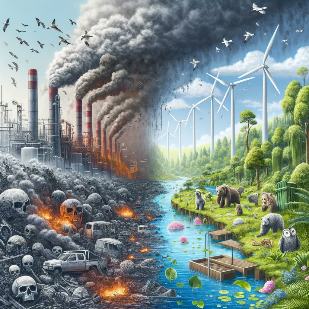 Every time we use fossil fuels, we pay with our health and the planet's wellbeing. 🌍💔 It's time to switch gears and invest in a cleaner future! 
#RenewableEnergy #ClimateAction #FossilFuelFree #StopPollution
