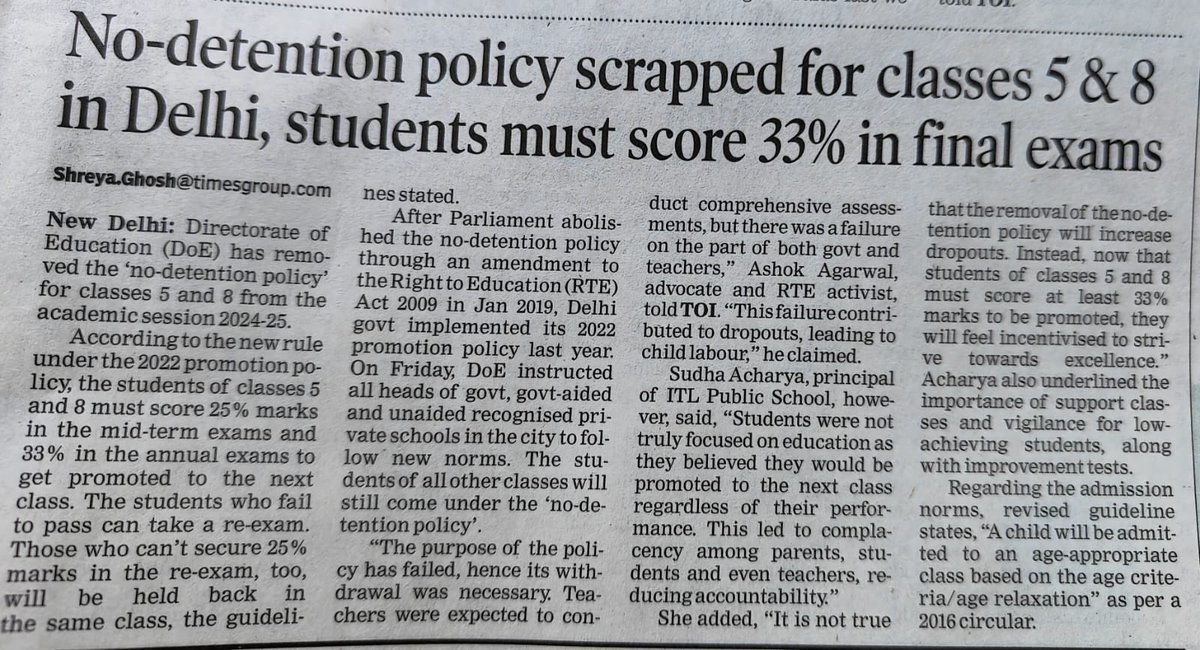 Sudha Acharya (@sudhaacharya14) on Twitter photo It will bring in accountability , transparency , quality & incentive to strive for excellence in education.
<a href="/ShreyaG9401/">Shreya Ghosh</a>
<a href="/Dir_Education/">DIRECTORATE OF EDUCATION Delhi</a>
<a href="/secretarycbse7/">Secretarycbse7</a> It will bring in accountability , transparency , quality & incentive to strive for excellence in education.
<a href="/ShreyaG9401/">Shreya Ghosh</a>
<a href="/Dir_Education/">DIRECTORATE OF EDUCATION Delhi</a>
<a href="/secretarycbse7/">Secretarycbse7</a>