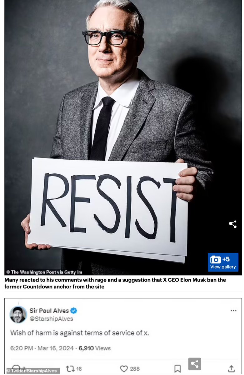 KazCow (@sir_kaz_cow) on Twitter photo ITM with a news clipping from Daily Mail - where <a href="/StarshipAlves/">Starship Alves 🚀</a> tweet is quoted in article about the not very nice "human being", currently known as <a href="/KeithOlbermann/">Keith Olbermann</a>
Don't know if I need to congratulate or give condolences for being quoted in Daily Mail?
dailymail.co.uk/news/article-1… ITM with a news clipping from Daily Mail - where <a href="/StarshipAlves/">Starship Alves 🚀</a> tweet is quoted in article about the not very nice "human being", currently known as <a href="/KeithOlbermann/">Keith Olbermann</a>
Don't know if I need to congratulate or give condolences for being quoted in Daily Mail?
dailymail.co.uk/news/article-1…