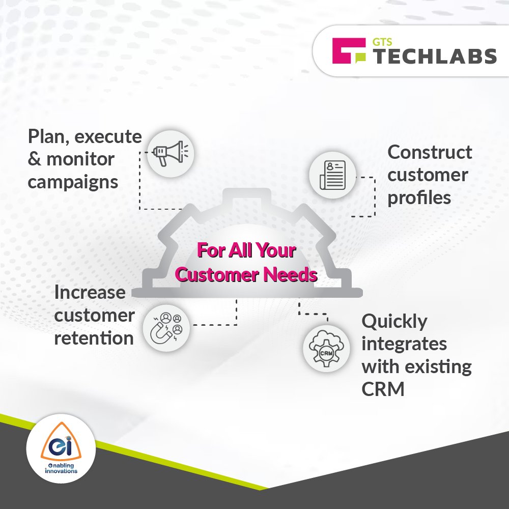 gtstechlabs's tweet photo. Data is the fuel that powers campaigns.
It allows you to segment customers, deliver targeted offers, and craft personalized communications.
Enable innovations with our Campaign Management System, powered by analyzed data for a centralized view.
#customerrelation #CRM https://t.co/2kOEq1ufN2