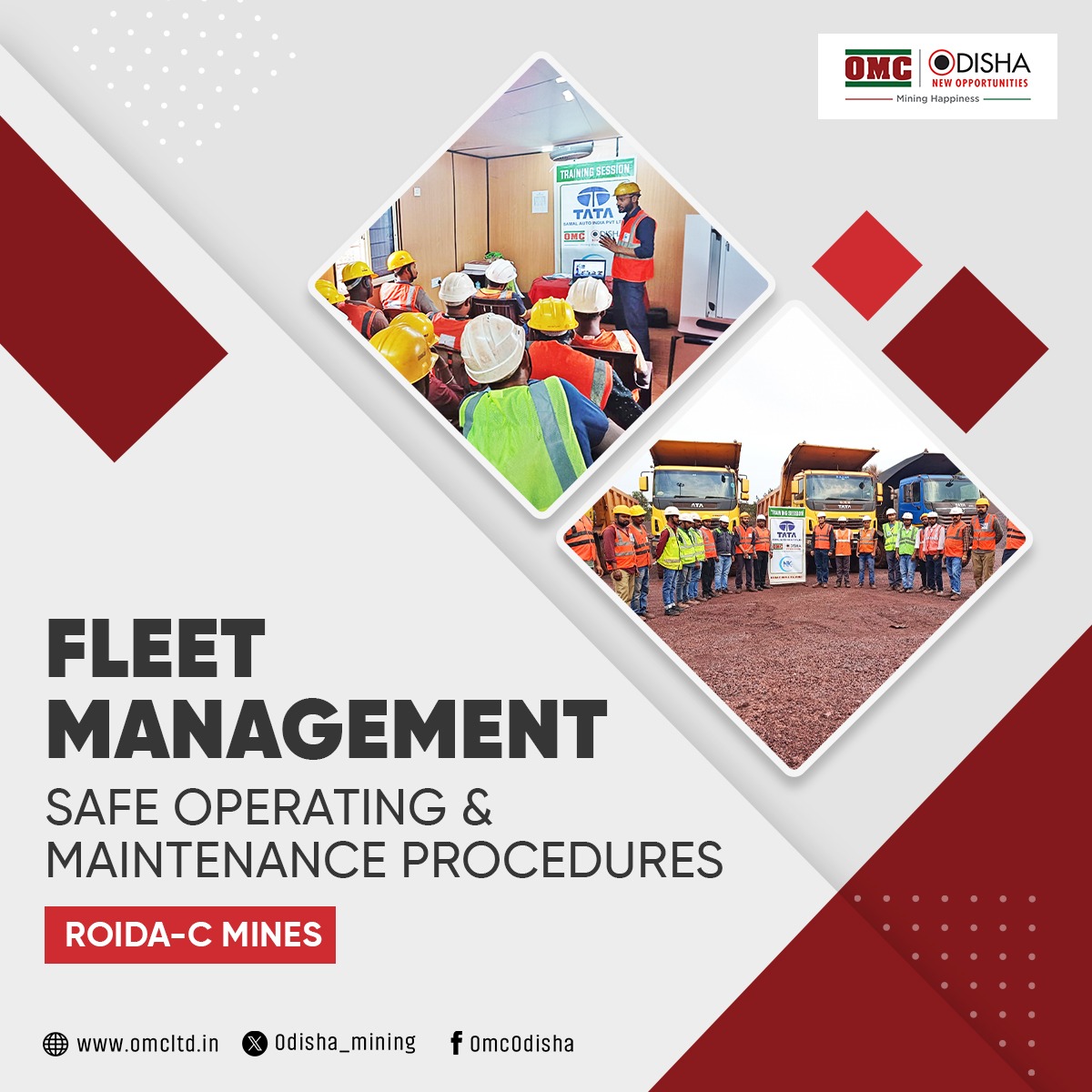 An insightful session held at OMC Roida-C Mines on:-

▶️Safe operating and maintenance procedures

▶️Reduce the risk of fatalities and injuries

▶️ Focus on road safety

Fleet management training is crucial for safe mining operations. 🚚#MiningHappiness