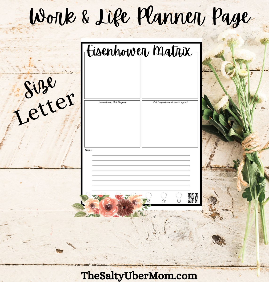 The Eisenhower Matrix digital download is an easy way to split up your tasks to quickly prioritize your tasks so you can see what to focus on first. #digitaldownload #eisenhowermatrix #journal #planner #plannerpages #customplanner buff.ly/3VoJvRt