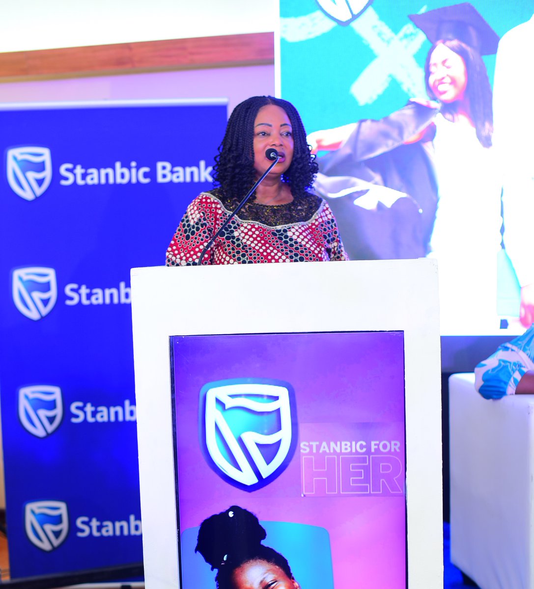 'Today we gather to celebrate a significant milestone - I extend my gratitude to Stanbic for fostering women empowerment in Uganda & Africa at large. As we celebrate let's all reaffirm our commitment to this cause.' Paulina Chiwangu - @unwomenuganda Representative. #StanbicForHer